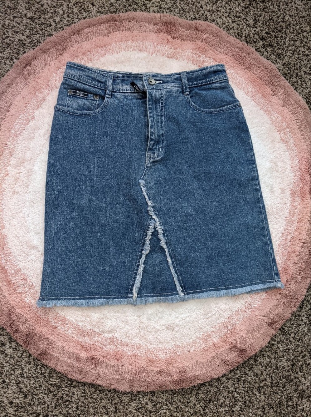 Revolt Jean Skirt 7/8